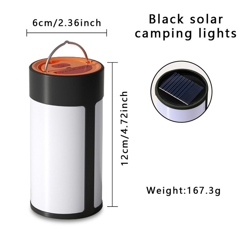 Vanjski solarni kamping prijenosni uređaj za kampiranje s dugom izdržljivošću LED svjetlo za upozorenje vodootporno punjenje u hitnim slučajevima_voghion.com