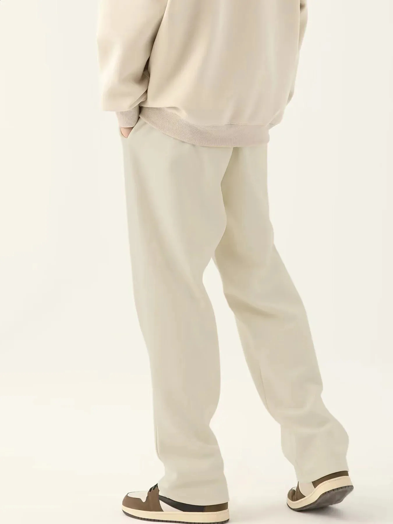 Pantaloni da jogging alla moda, traspiranti, neutri, da uomo, larghi e da esterno, 240822_voghion.com