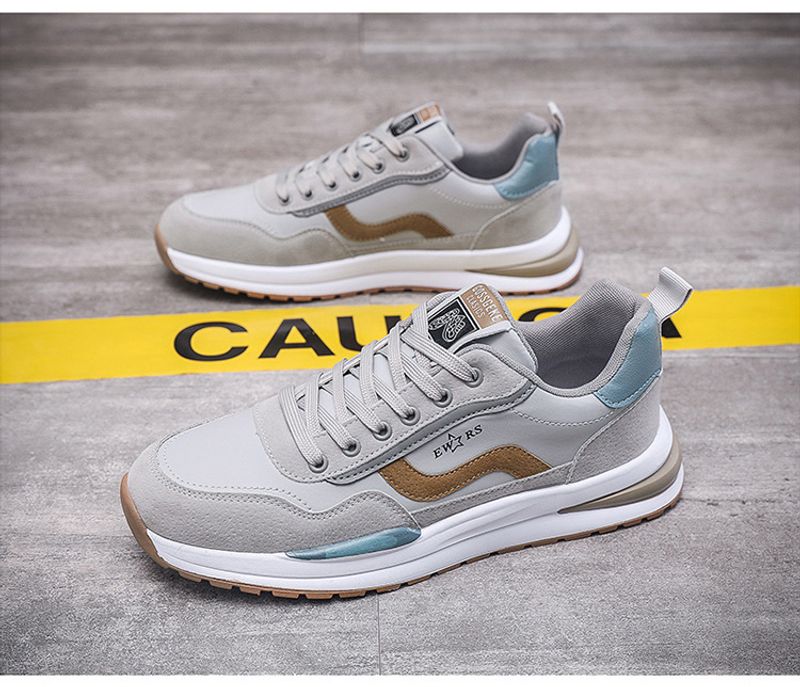 Men's summer new breathable plate men's trend with height increase sports casual running tide shoes_voghion.com