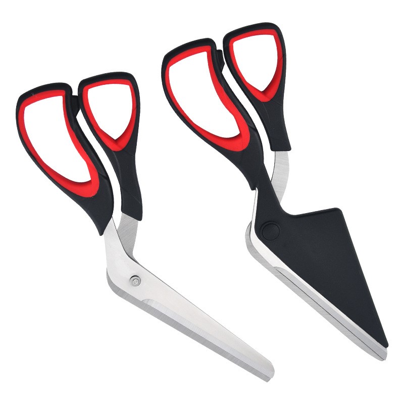 Multifunctional Pizza Scissors Stainless Steel Scissor Cut Pizza Slicer Sharp Detachable Cutting Tools For Restaurant Kitchen_voghion.com