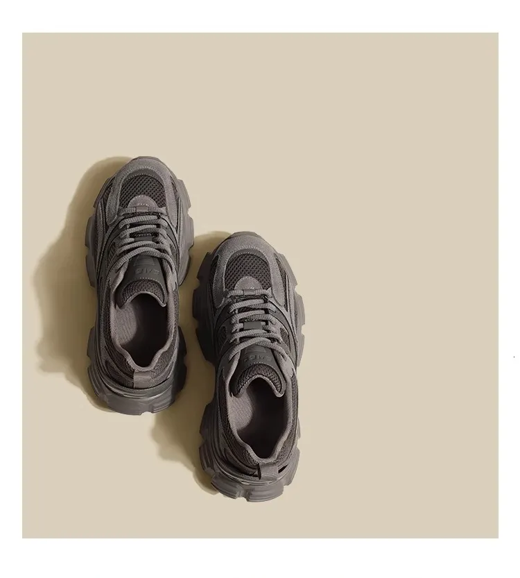 Dad's for women 2024 new spring and summer thin style breathable mesh thick sole height increasing shoes sports_voghion.com