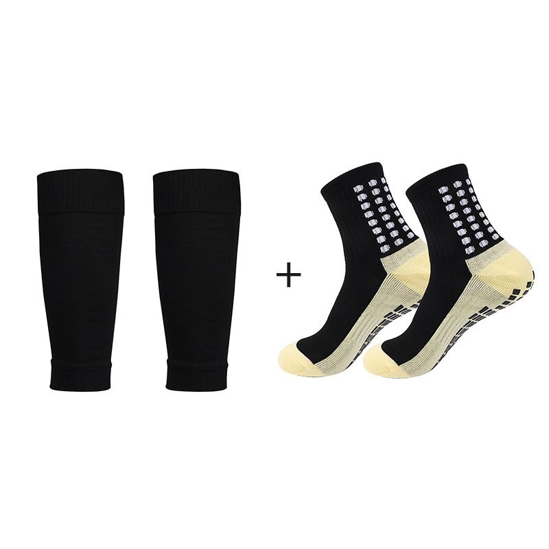 Unisex Football ispessito tubo centrale antiscivolo adesivo protezione gamba calcio grip soc set_voghion.com