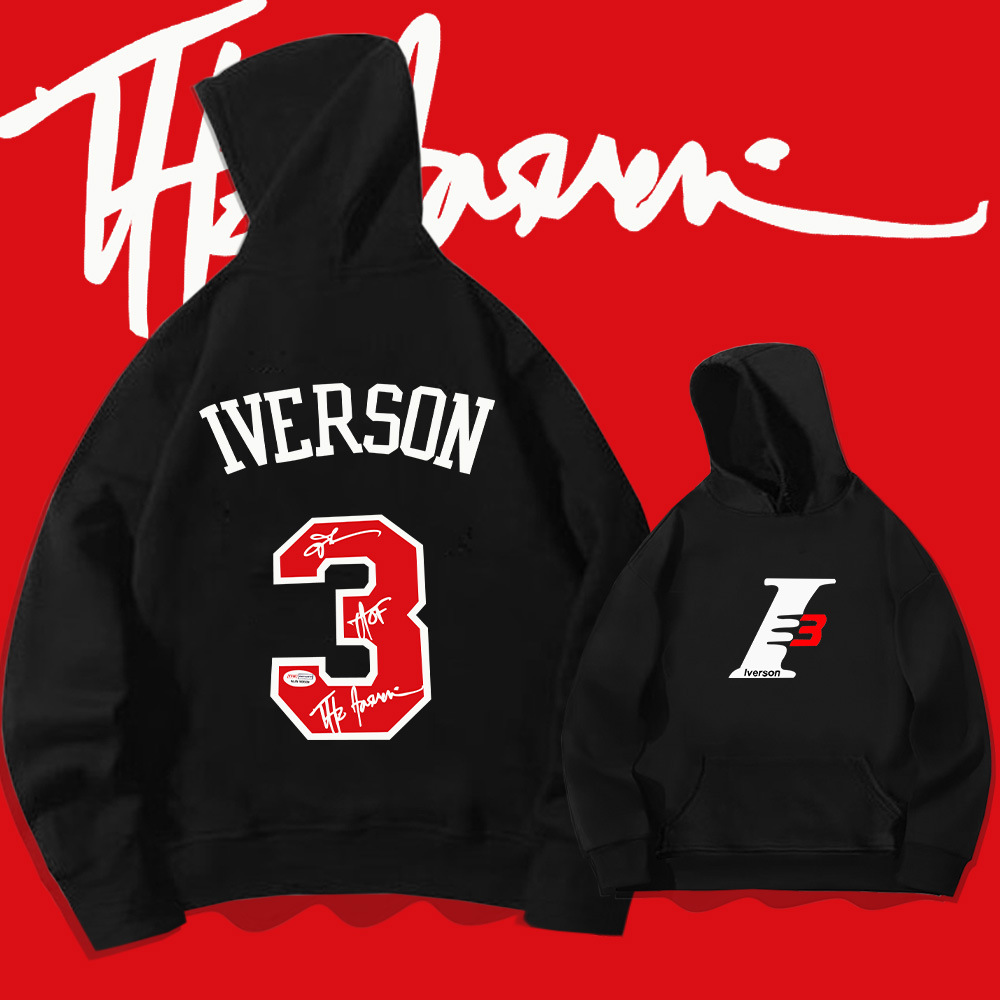 Everson No.3 Signature Felpa con cappuccio Autunno Marchio di moda Cappotto per studenti con maniche a spalla larga_voghion.com