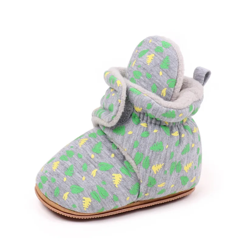 Șosete de iarnă pentru sugari, nou-născuți, Littlesprouts, băiat și fată, pentru copii mici, primii pași, botoșei din bumbac, confort, moale, anti-alunecare, calde_voghion.com