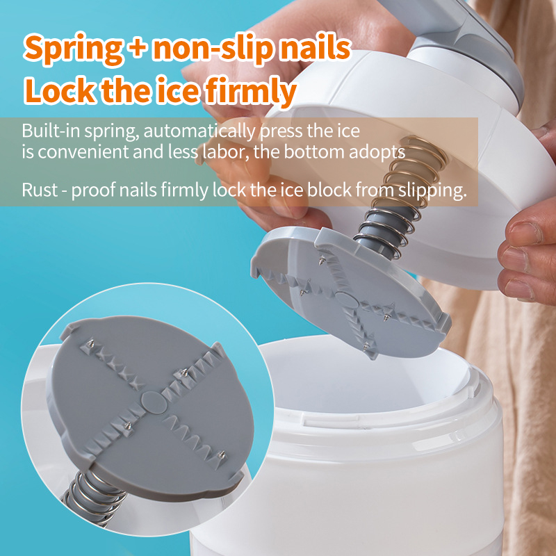 Hand Block Shaving Machine Household Small Ice Maker Slush Machine Ice Breaking Artifact Soft Ice Ice Crusher Kitchen Supplies_voghion.com
