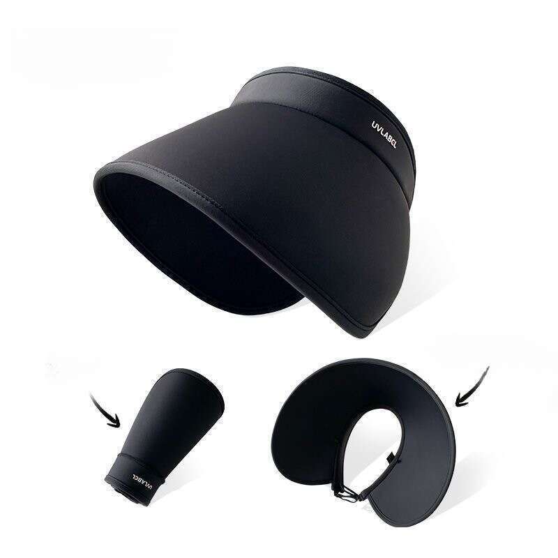 Zložljiv sončni klobuk z velikim robom in votlim sončnim zaščitnim faktorjem za ženske, poletni zunanji UV-zaščitni klobuk_voghion.com