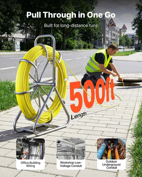 Glasfaser Kabeleinziehsystem Mit Rollwagen Und Feststellbremse_voghion.com