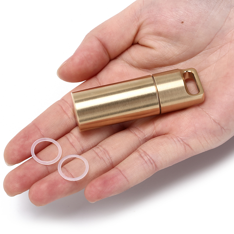 Pillendosen aus Aluminiumlegierung, multifunktionale Messingdichtung, wasserdichte Kabine für Medikamentenpillen, Zigarettendosen_voghion.com
