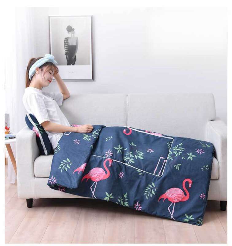 Steppdecke, Doppelverwendbares Nickerchenkissen Für Das Büro Im Frühling Und Sommer, Geschenkkissen, Zusammenklappbare Multifunktion_voghion.com