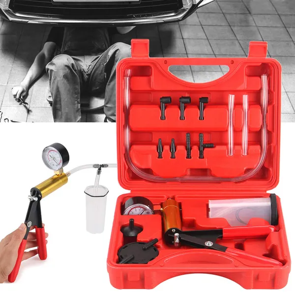Kit de purge de frein avec pompe à vide pour système de freinage_voghion.com