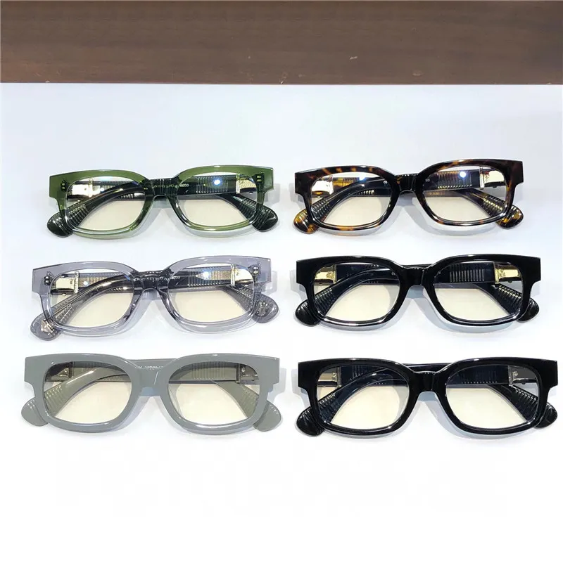 Nuovo design alla moda da uomo, montatura quadrata ottica 8233 retrò in acetato, stile semplice e popolare, forma versatile_voghion.com