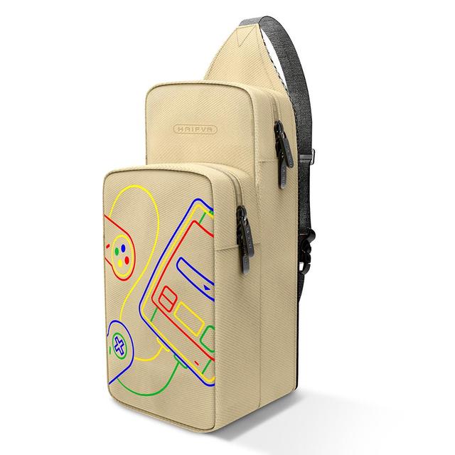Per Nintendo Switch Borsa a tracolla portatile con maniglia Borsa da viaggio Borsa da petto impermeabile di grande capacità Accessori per giochi_voghion.com