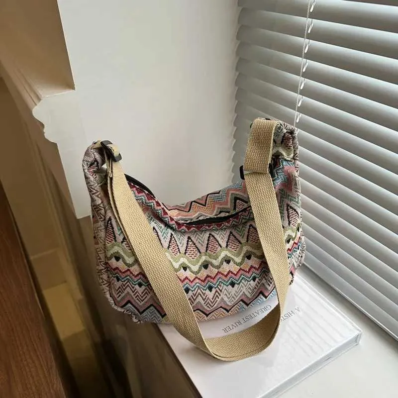 Bolso de mano ligero, informal, de gran capacidad y con bordado para mujer, estilo urbano, Y241109_voghion.com