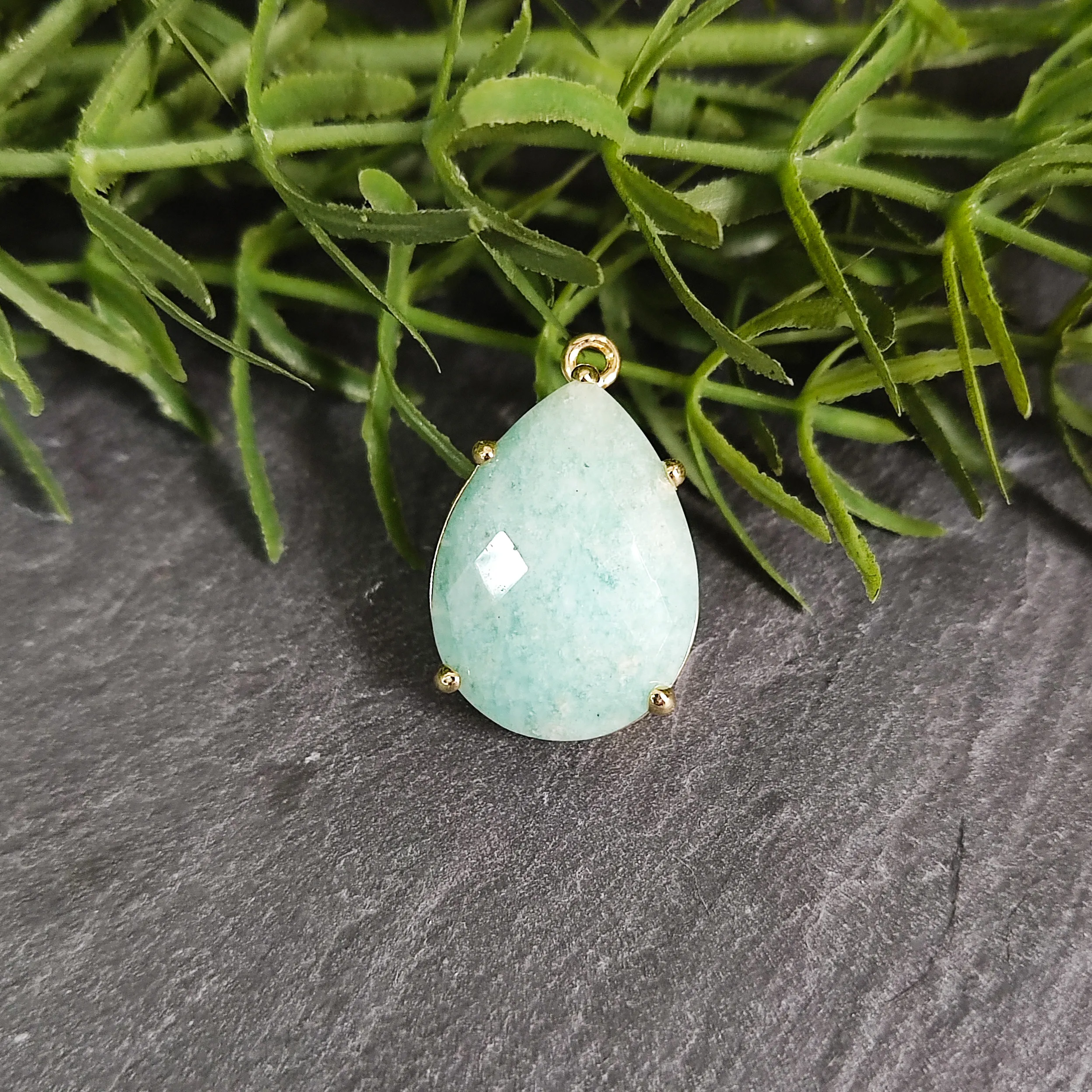 Collane con ciondolo con pietre preziose naturali, pietra del sole, cristallo curativo ametista per orecchini, collane, accessori per gioielli fai da te_voghion.com