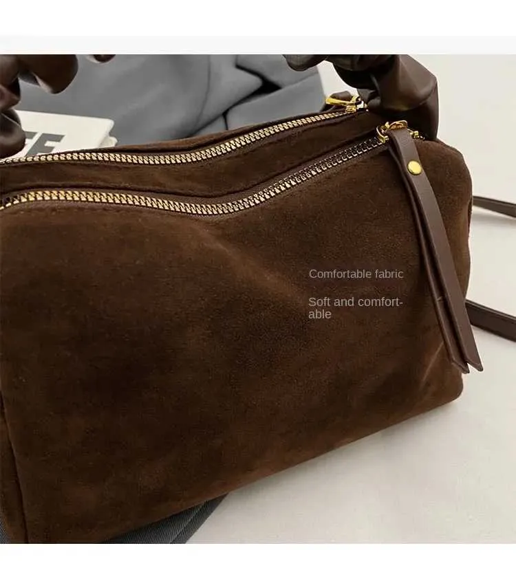 Sacs à bandoulière légers en PU pour femmes avec fermeture éclair tendance 2024 Design à plis tendance Bolsas Para MujeresC241103_voghion.com