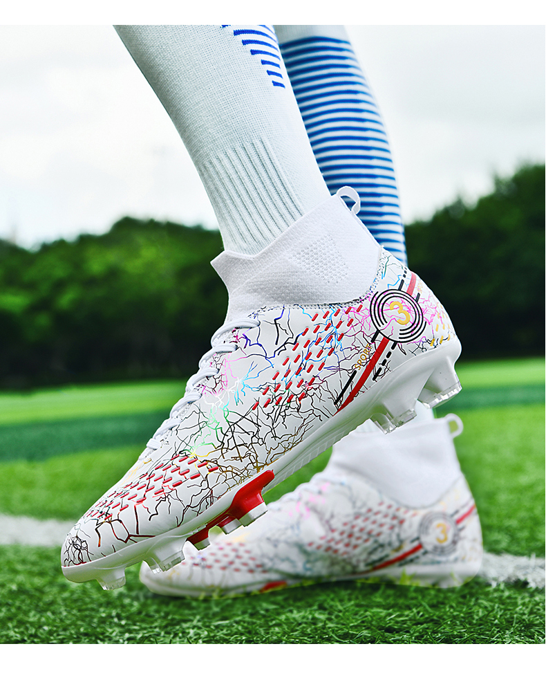 Heren Voetbalschoenen Schoenplaten Professionele Lange Spikes Outdoor Antislip Voetbalschoenen Ultralight Match Sneakers Turf Unisex_voghion.com