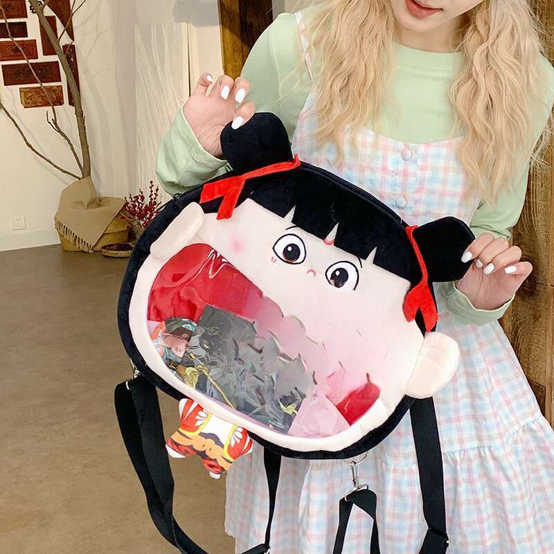 Fashionable Cute Doll Large Capacity Bag_voghion.com