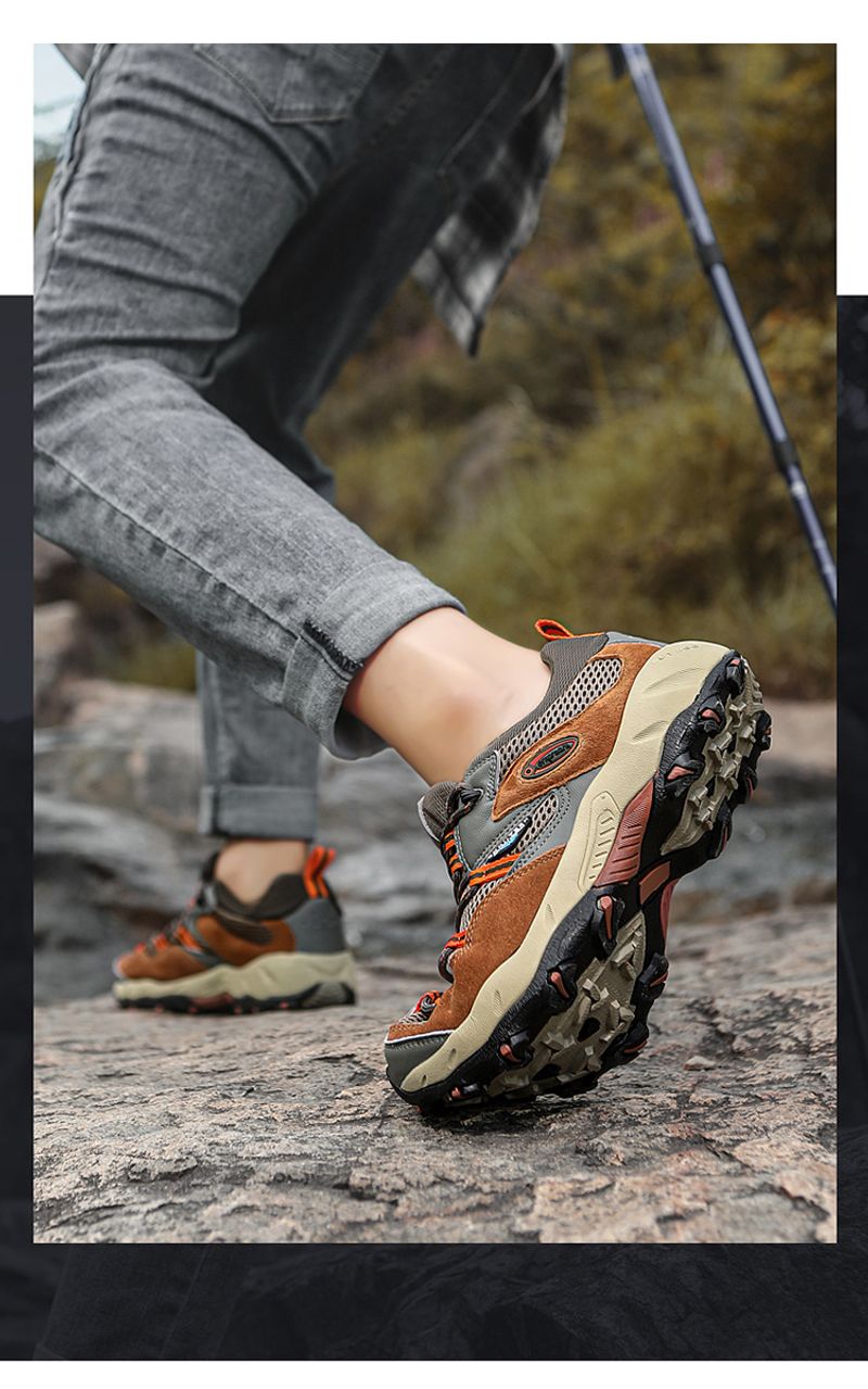 Plus-size suede comfortable outdoor sports leisure Boots Hiking_voghion.com