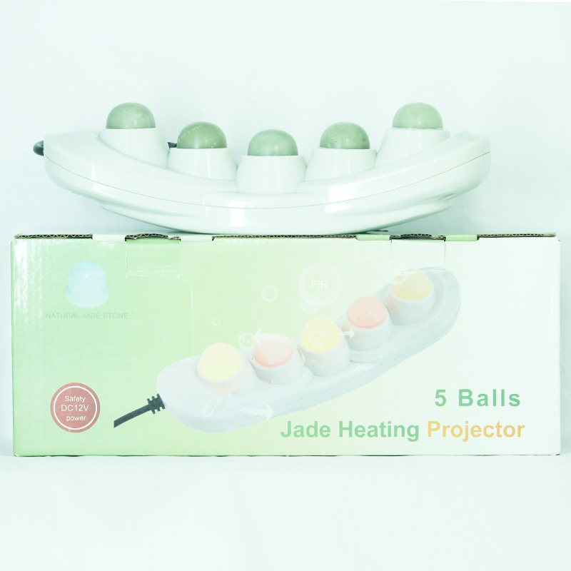 POP RELAX PR-P05 Langt infrarød Turmalin opvarmning 5 bolde Natural Jade Project varmelegeme turmalin projektor Massageapparat_voghion.com