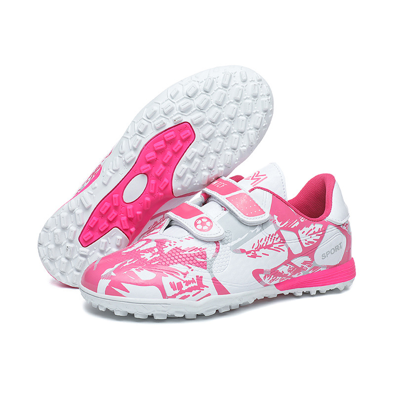 Kinder Fußball TF Stollen Kunstrasen FG Nieten Leder Jugend Student Klett Training Schuhe_voghion.com