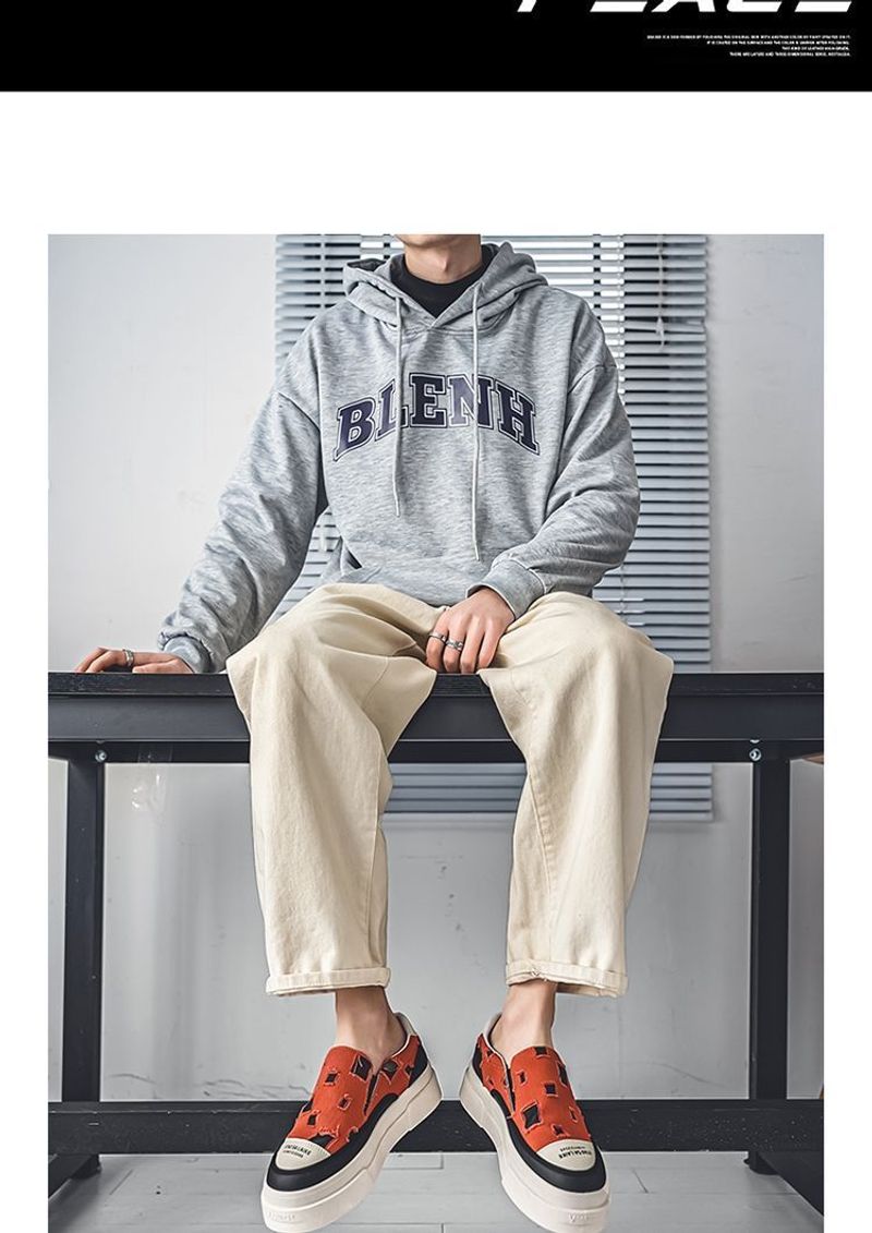 MannNeil 2024 New Summer Breathable Canvas Trdy M's Versatile Instagram High Street Brok Hole Beggar Board Shoes_voghion.com
