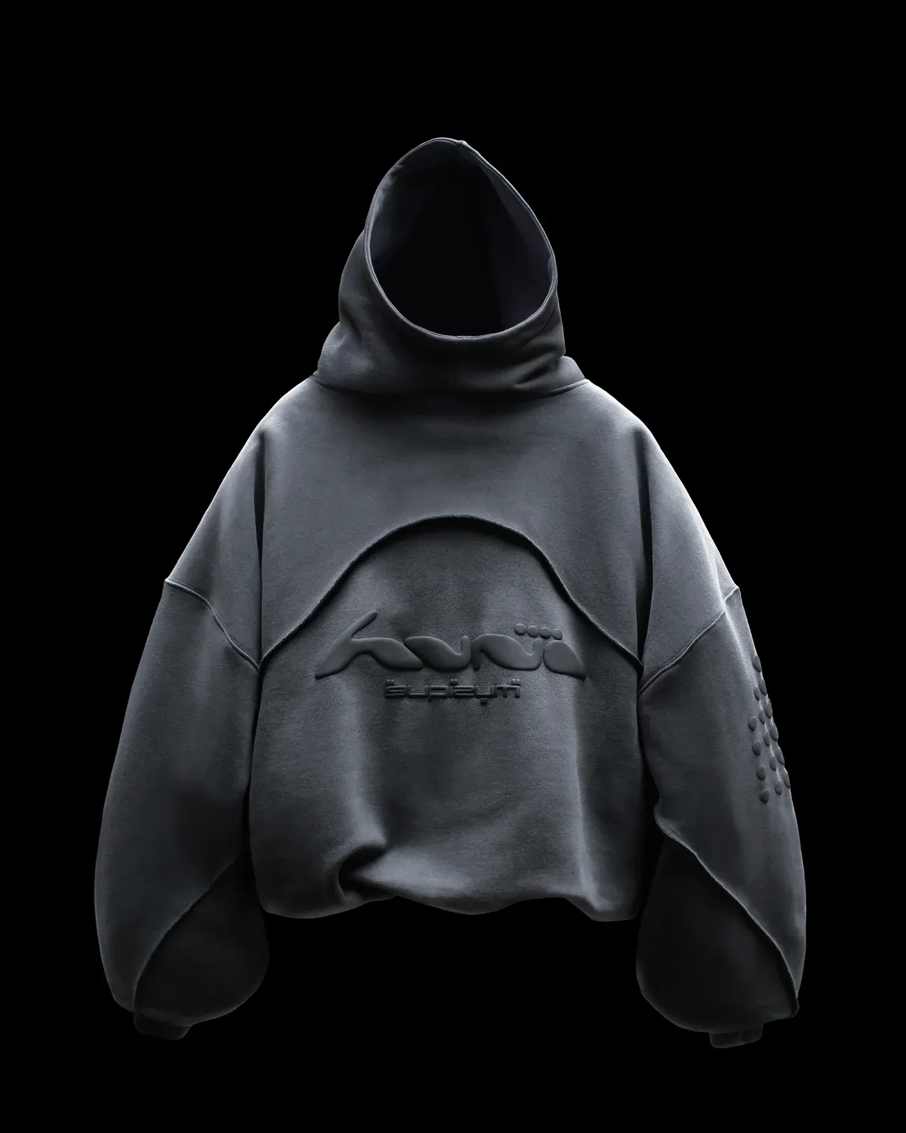 Felpe con cappuccio da uomo, larghe, alla moda, con motivo in schiuma, abbigliamento casual, oversize, gotiche, retrò, da donna, passamontagna_voghion.com