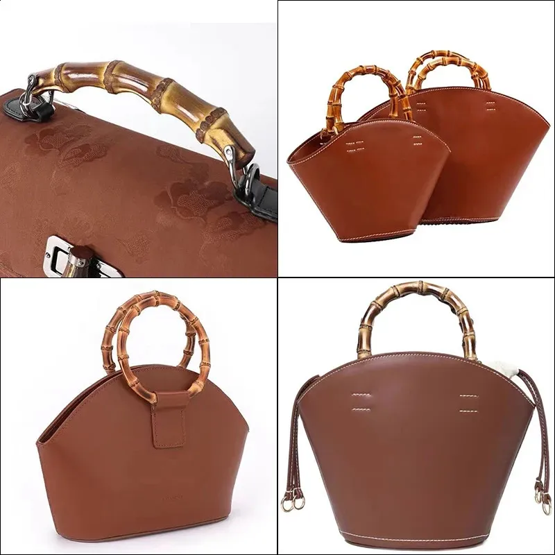 1–2–20 Stück Kamel, natürlicher echter Bambus, U-Form-Griffe, Ersatz-Taschen-Geldbörse, Vintage-Griff, Taschengurt, DIY-Zubehör_voghion.com