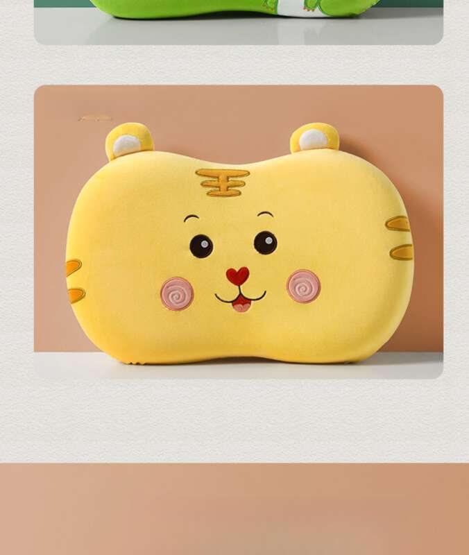 Katzenbauch-Nackenschutz, Kissenbezug mit Cartoon-Motiv für Studenten, langsamer Rückprall, Kissenbezug für Kinder_voghion.com