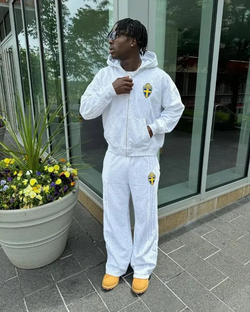Y2k Herren Tracuits Mann Anzug Set Mode für Männer Sweatshirts Kleidung Tracuits Hoodie Sporthose Sportwear Sommer Herbst_voghion.com