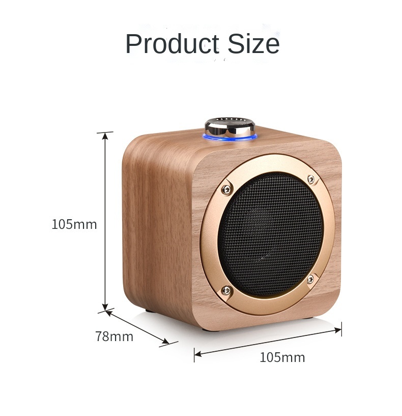 Lesen brezžični Bluetooth zvočnik Creative Knob Iron Mesh 3-palčni visoko zmogljiv zvok TWS Darilo_voghion.com