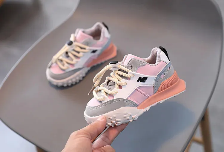 Childrens spring autumn boys breathable comfortable running girls fashionable and leisure sports baby soft shoes 240912_voghion.com