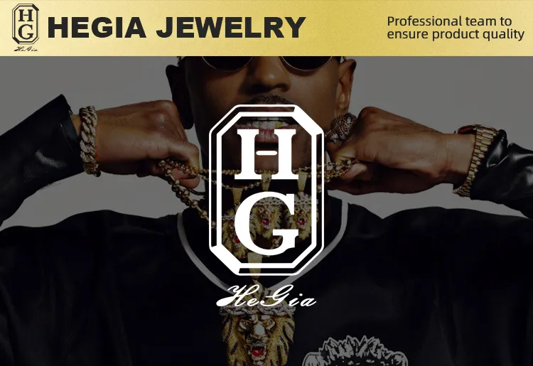 Diamond Pass Tester Aranyozott Sier Hip Hop Iced Out Moissanite Női Vastag Nyaklánc Miami Kubai Linklánc Férfi_voghion.com