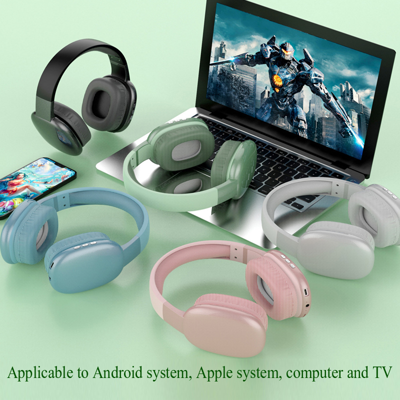 Auricolare Bluetooth wireless Auricolare intelligente Riduzione del rumore Suono stereo Bassi pesanti Cuffie iOS Android AUX PC Gaming Auricolare_voghion.com