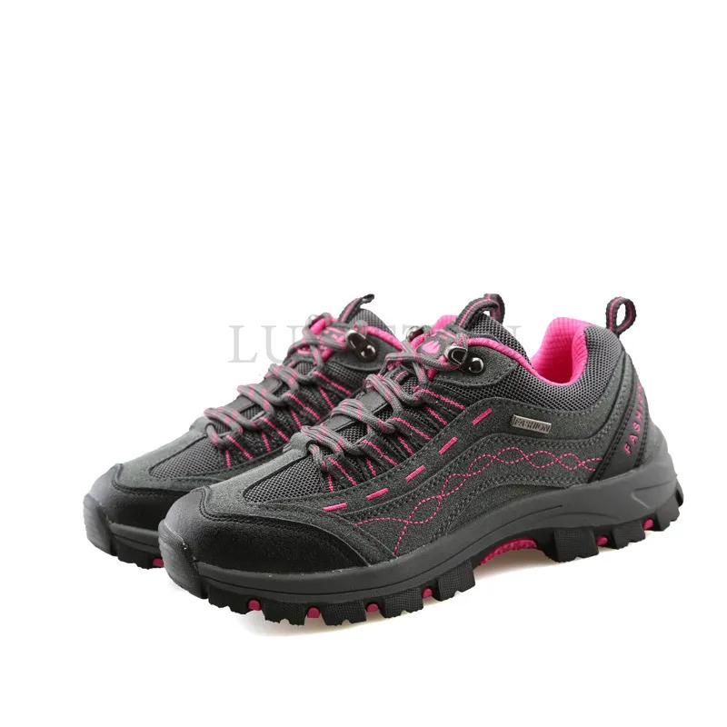 Flat Bottomed Mesh Couple Outdoor Hiking Breathable Comfortable Lightweight Anti Slip Wear Resistant Sports Shoes_voghion.com