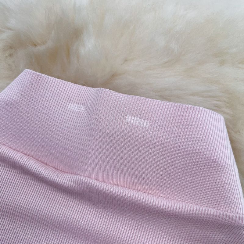 Gonna a sirena in maglia aderente con spacco sopra il ginocchio, a vita alta e lunghezza media, da donna_voghion.com