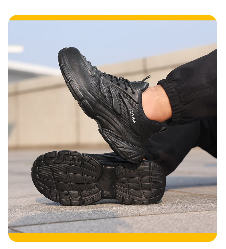 Scarpe antinfortunistiche GUYISA con punta in acciaio, leggere, anti-sfondamento e anti-perforazione 5060, 38-45_voghion.com
