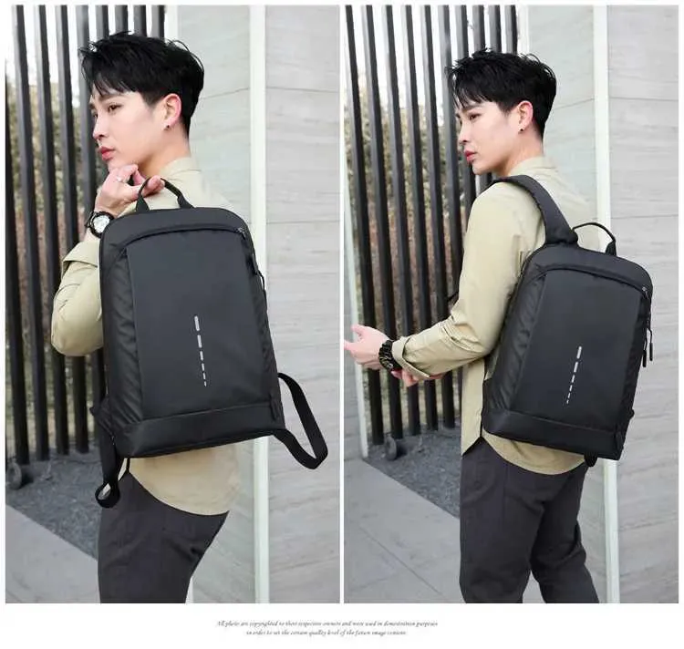 Sac à dos ultra léger et imperméable pour homme, sac à dos élégant pour ordinateur portable 15,6 pouces C241011C241011_voghion.com