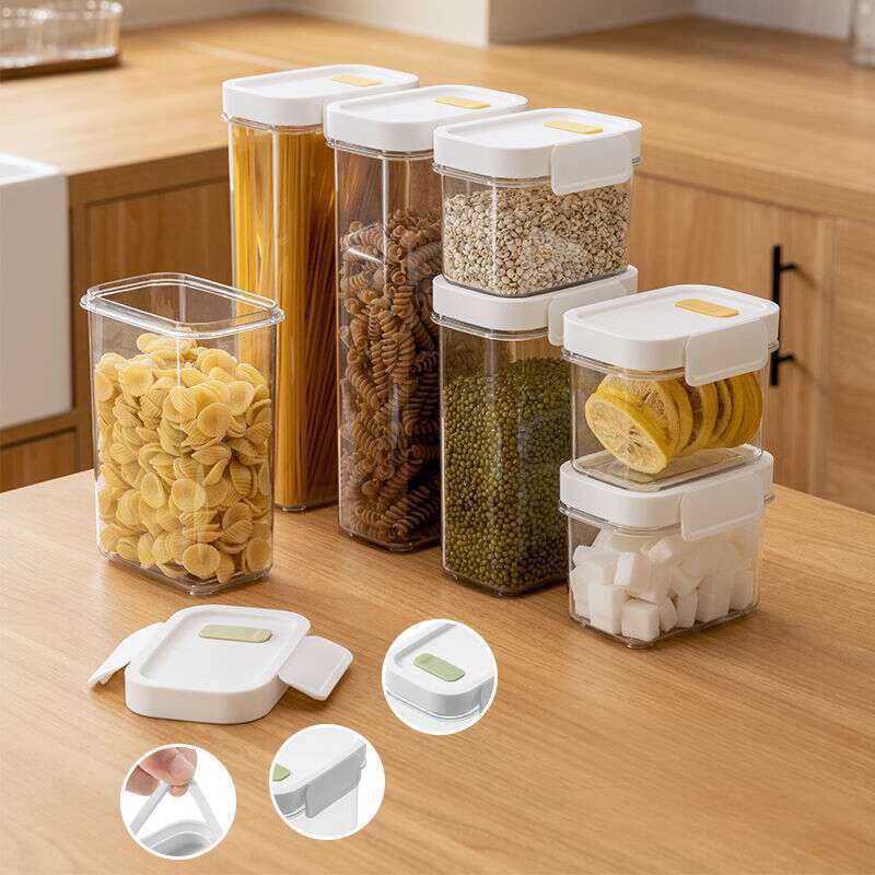 【 9298 Clientes que Regresan 】 Frasco Sellado, Cocina Doméstica de Grado Alimenticio, Frasco para Granos y Granos Varios,_voghion.com