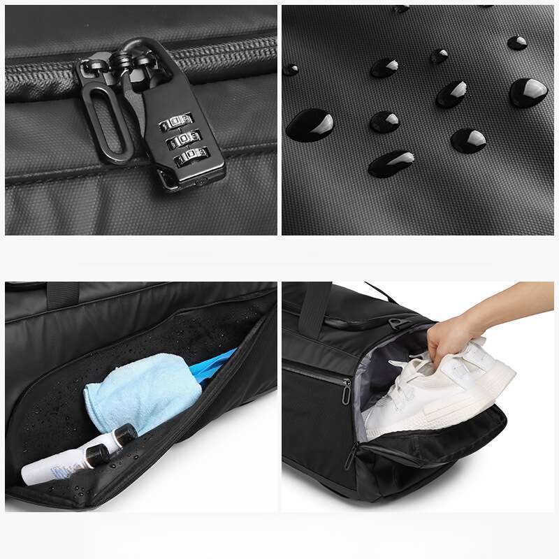 Bolsa de viaje premium para hombre Fitness con separación de ropa húmeda y seca_voghion.com