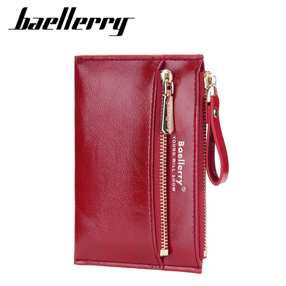 Baellerry nuevo tarjetero para mujer versión con ranura para múltiples tarjetas monedero con cremallera tarjetero fino que combina con todo para mujer al por mayor_voghion.com