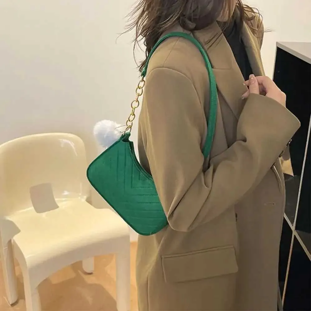 Fashion Women Shoulder Bag Solid Color Mini Underarm Handbag_voghion.com