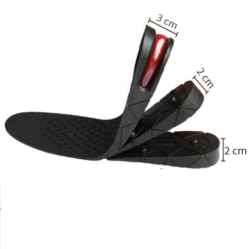 PVC Height Increasing Pad Air Cushion One Layer, Two Layers, Three Layers, Four Layers, 3cm5cm7cm9cm Inner Height Increasing Insole Air Cushion