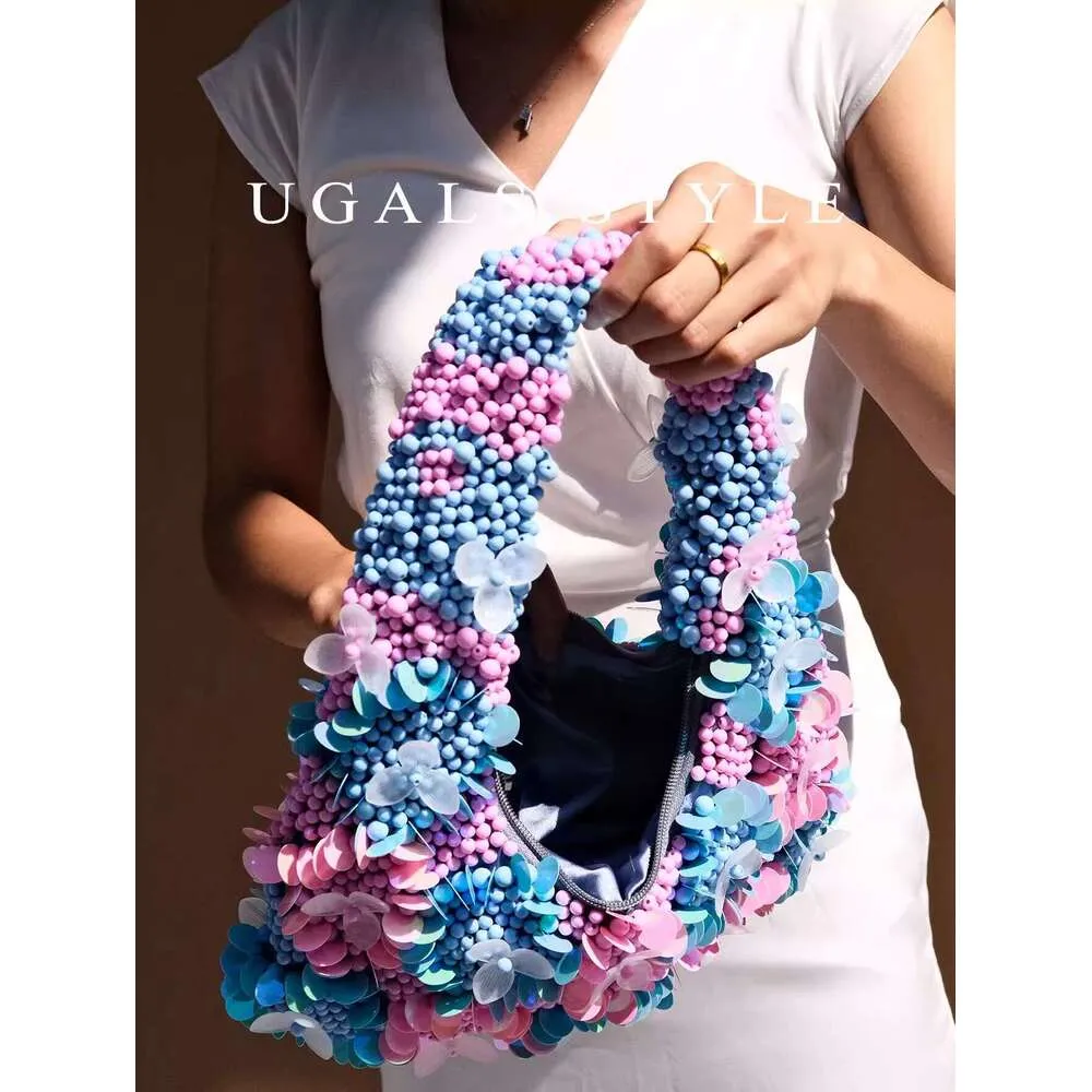 Borsa da sera con perline donna pochette a spalla per matrimonio_voghion.com