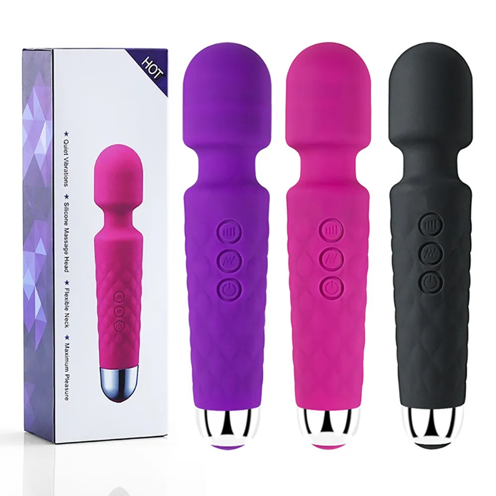 Vibrátorok Szexjátékok 20 Sebességű Vibrátorok Női Felnőtteknek 18 AV Stick Vibrátor Női Maszturbátorok Egzotikus Access_voghion.com