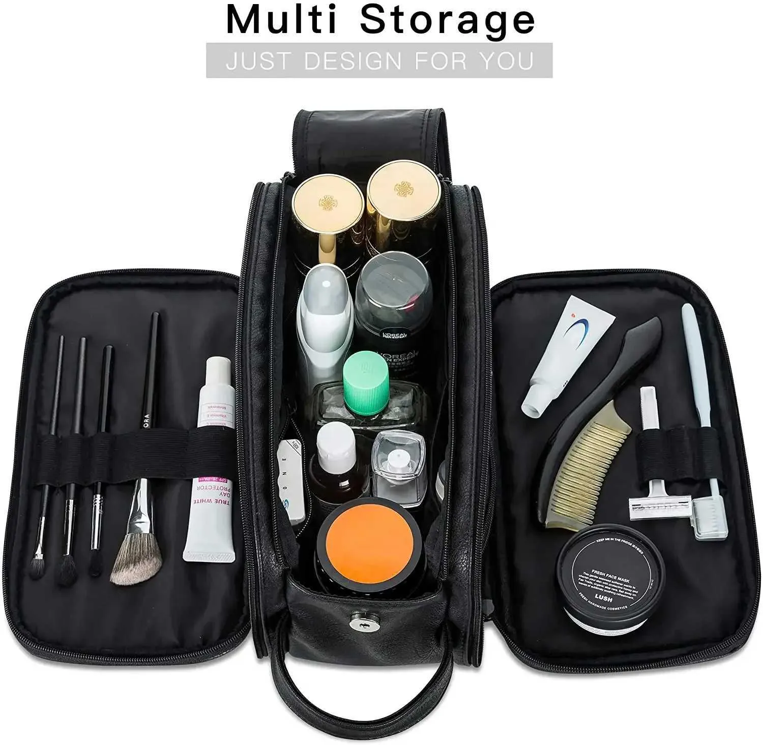 New waterproof mens hanger nylon travel organizer large essential makeup box face bag 2024 Y241023_voghion.com