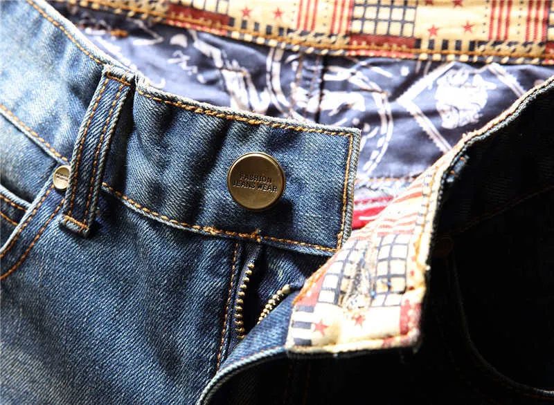 Men Vintage Ripped Bermudas Jeans Short Summer Streetwear Hip Hop Male Casual Holes Straight Denim Shorts Plus Size 40_voghion.com