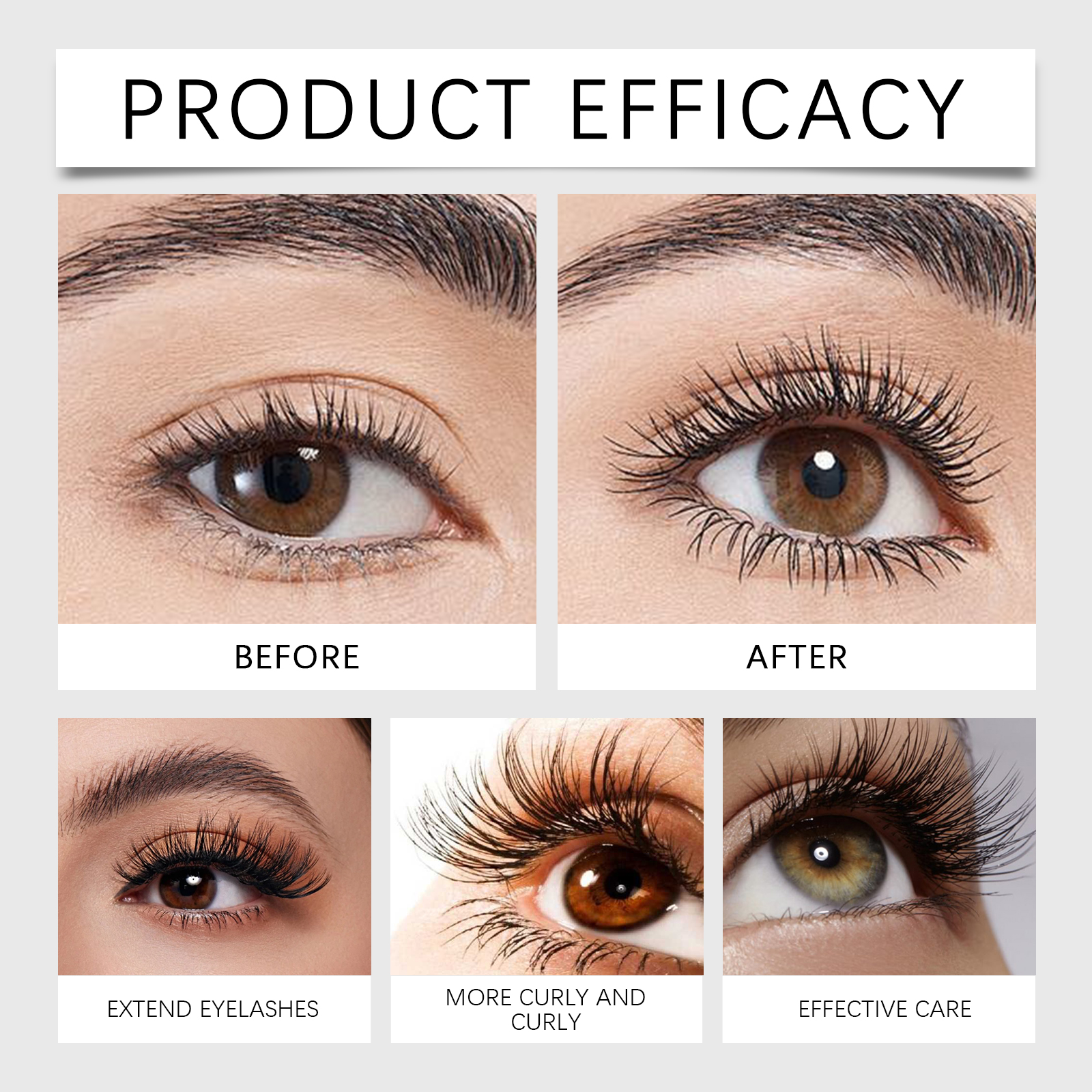 Jaysuing Ultra-Black Volumizing Mascara Zachte Voedende Formule Natuurlijke Krul Vlekbestendig Voor Dagelijks Gebruik_voghion.com