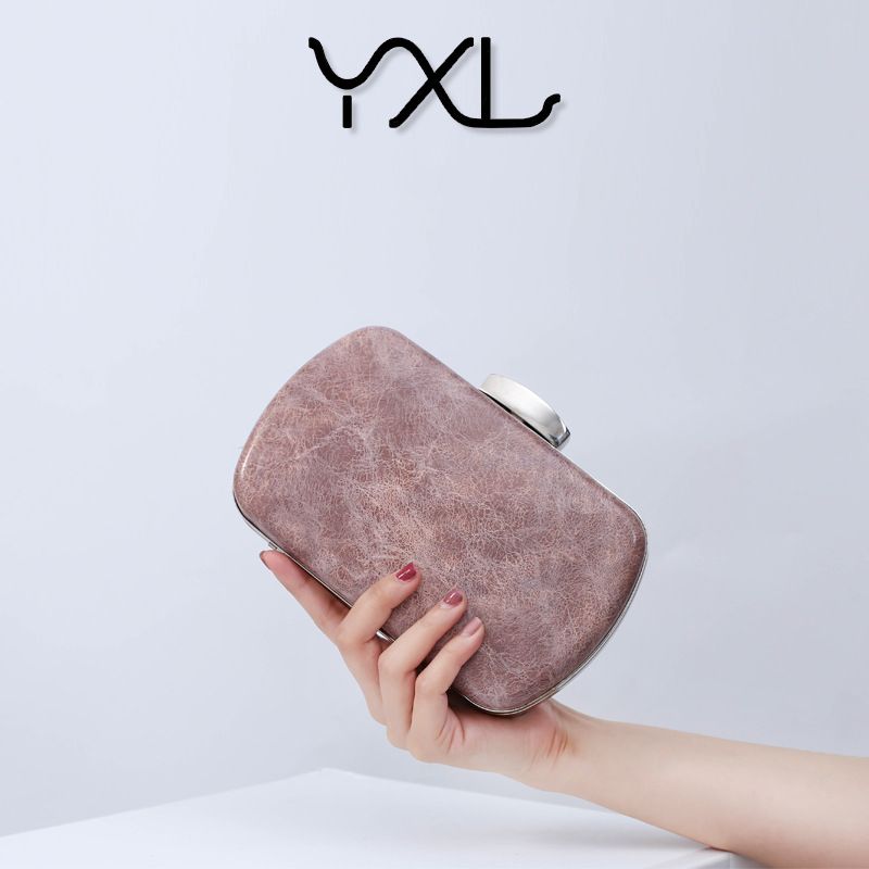 Borsa da sera con tracolla a catena in PU sfumato alla moda da donna, per ascelle, per banchetti, un pezzo, Dropshipping_voghion.com
