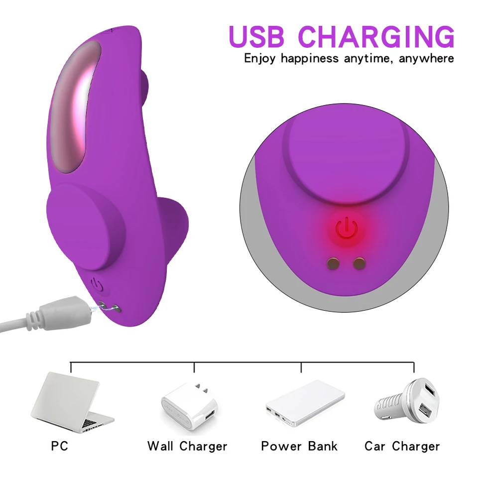 2 In 1 Wearable Clitoris Sucker Vibrator Panties Stimulator_voghion.com
