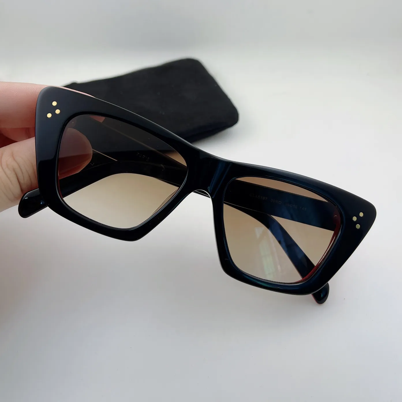Occhiali da sole 2024 Moda Donna Cat-eye Casual Personalità Occhiali da guida Uomo 4s187_voghion.com